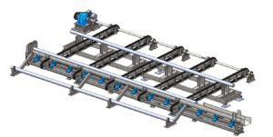 Cooling Bed Take-Out  Chain Systems, Bundle Collecting Systems
